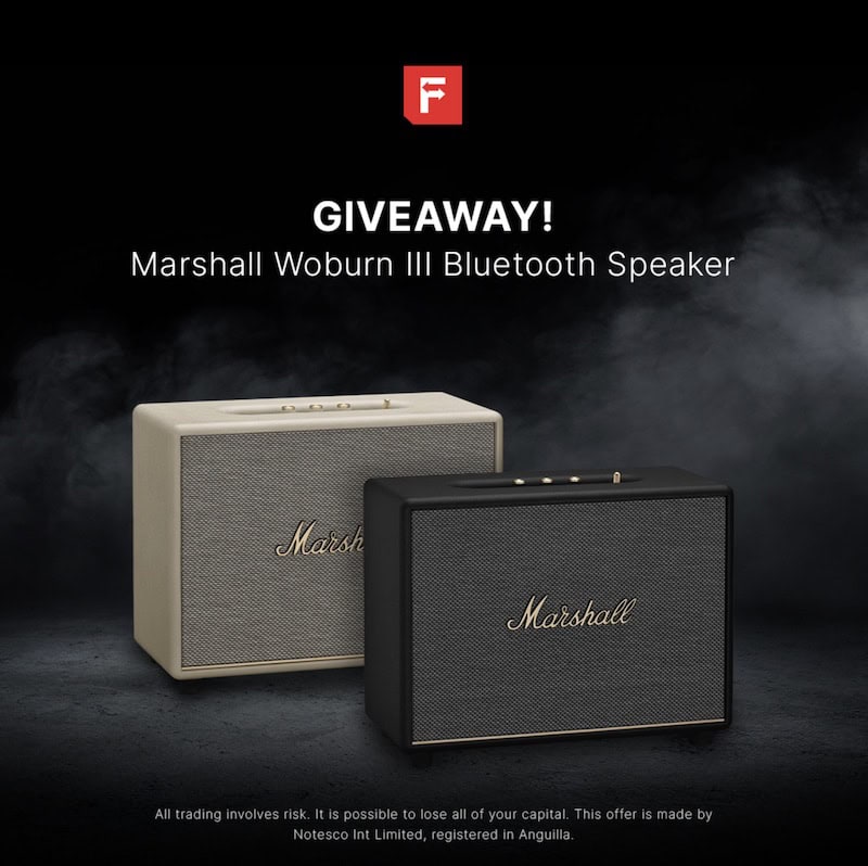 IronFX Kicks Off 2025 with $580 Giveaway – Win a Marshall Speaker!